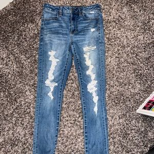 American Eagle Next Level Stretch Ripped Jeans